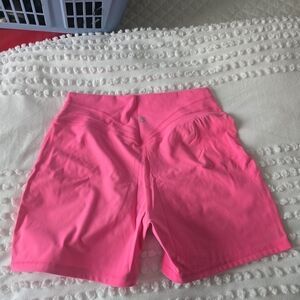 BuffBunny Vibrant Pink Athletic Shorts